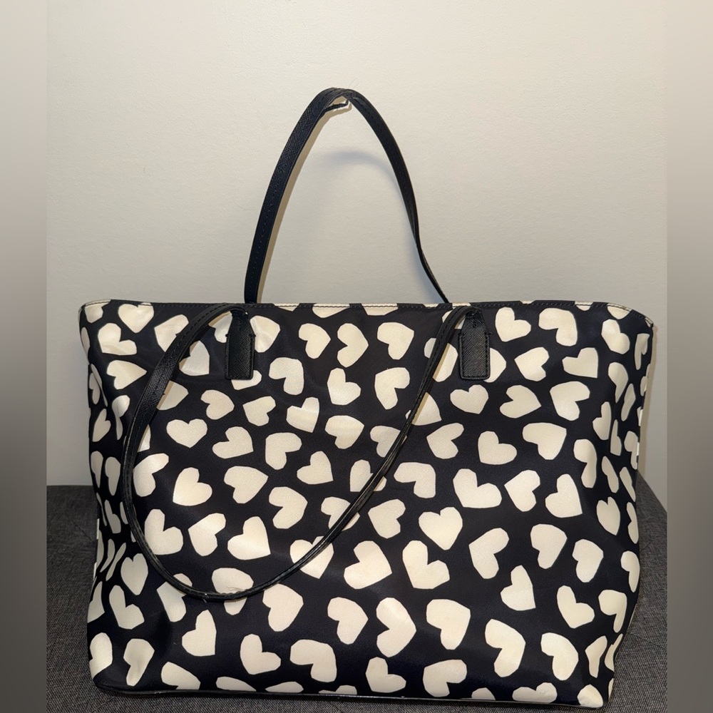 Kate Spade Black and White Polka Dot Tote Bag - Picture 6 of 6